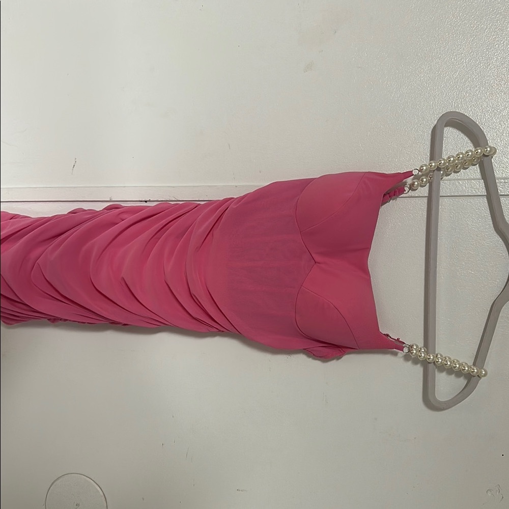 Sabora Pink Dress with Elegant Details